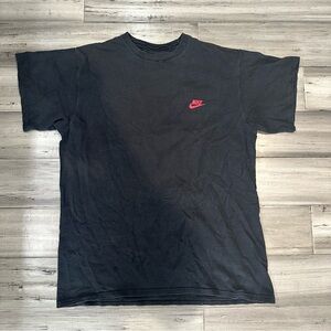 Vintage 1980s-1990s Nike air Jordan black short sleeve shirt size large